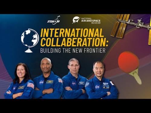 30 minute educational video about international collaboration in space.