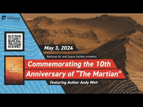 An event with best-selling author Andy Weir. 