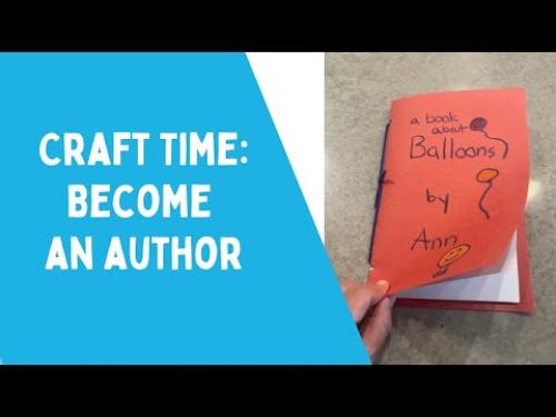 A museum educator explains a craft